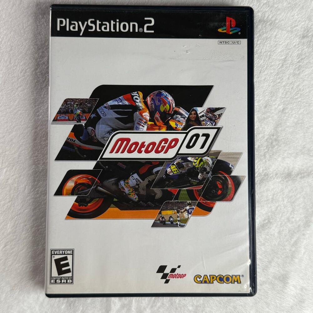 MotoGP 07 (Sony PlayStation 2, 2007) Complete with Manual CIB Capcom Racing Game